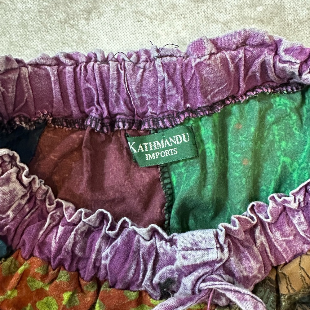 Colorful Patchwork Pants - image 4